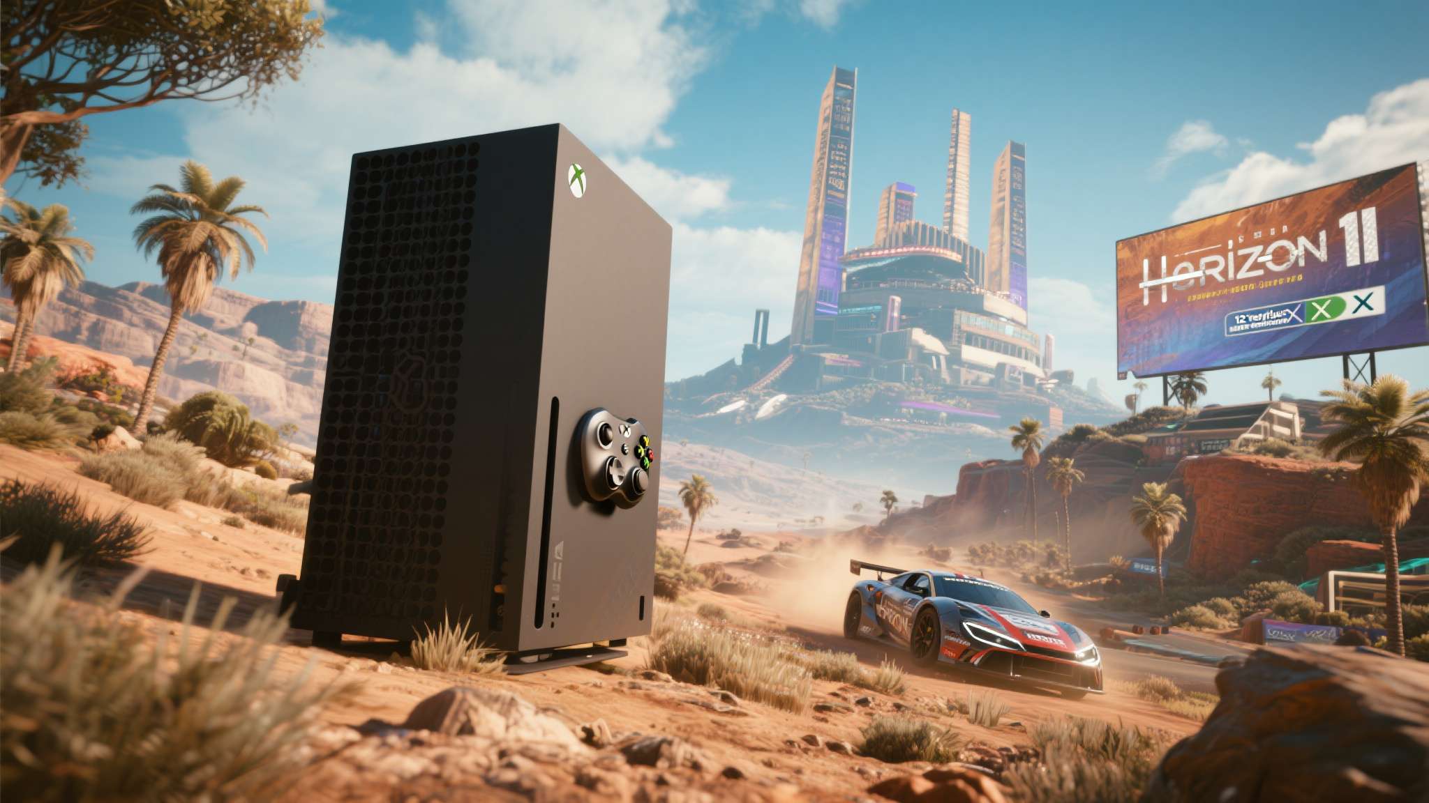 地平线5的10级 Xbox Series X作为目前性能最强的主机之一,搭载了12 teraflo